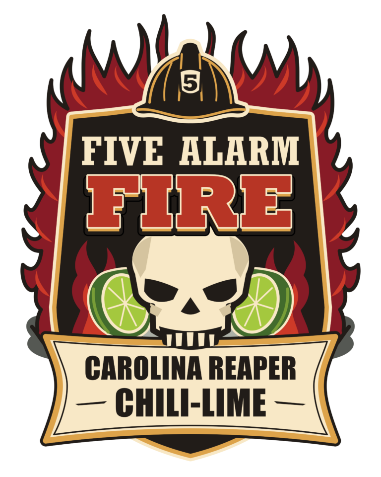 Five-Alarm Fire — Carolina Reaper Chili-Lime seasoning logo